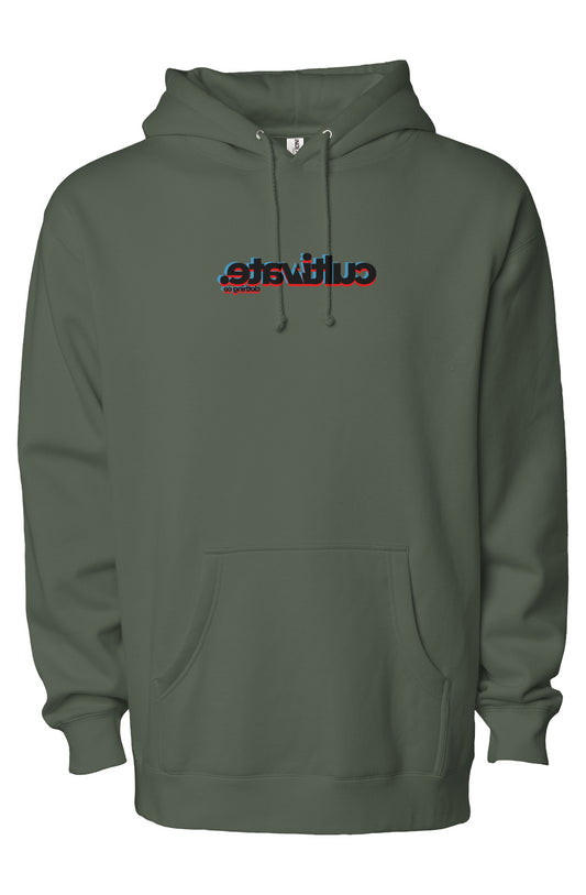LOGO heavyweight pullover hoodie