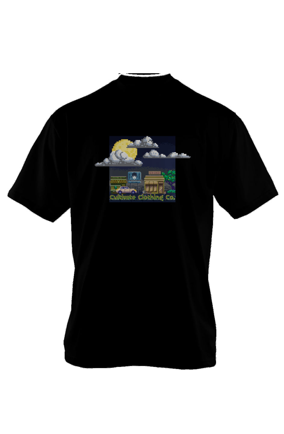 Pixel City Oversized Heavyweight T Shirt