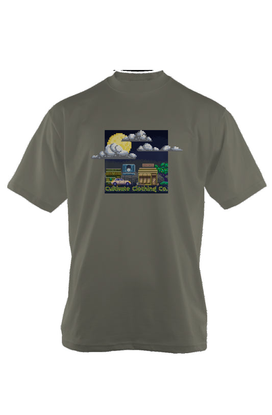 Pixel City Oversized Heavyweight T Shirt