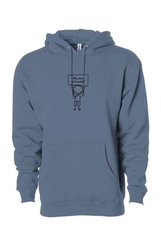 Screwed heavyweight pullover hoodie