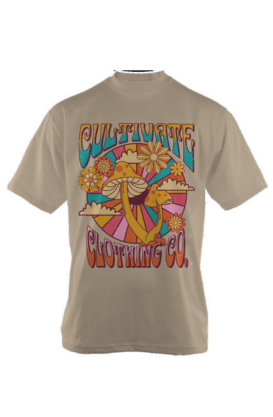 Stay Hippie Oversized Heavyweight T Shirt